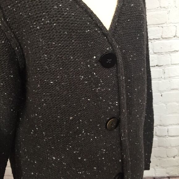 CABELA’S SPECKLED KNIT BUTTON FRONT CARDIG… - Picture 2 of 8